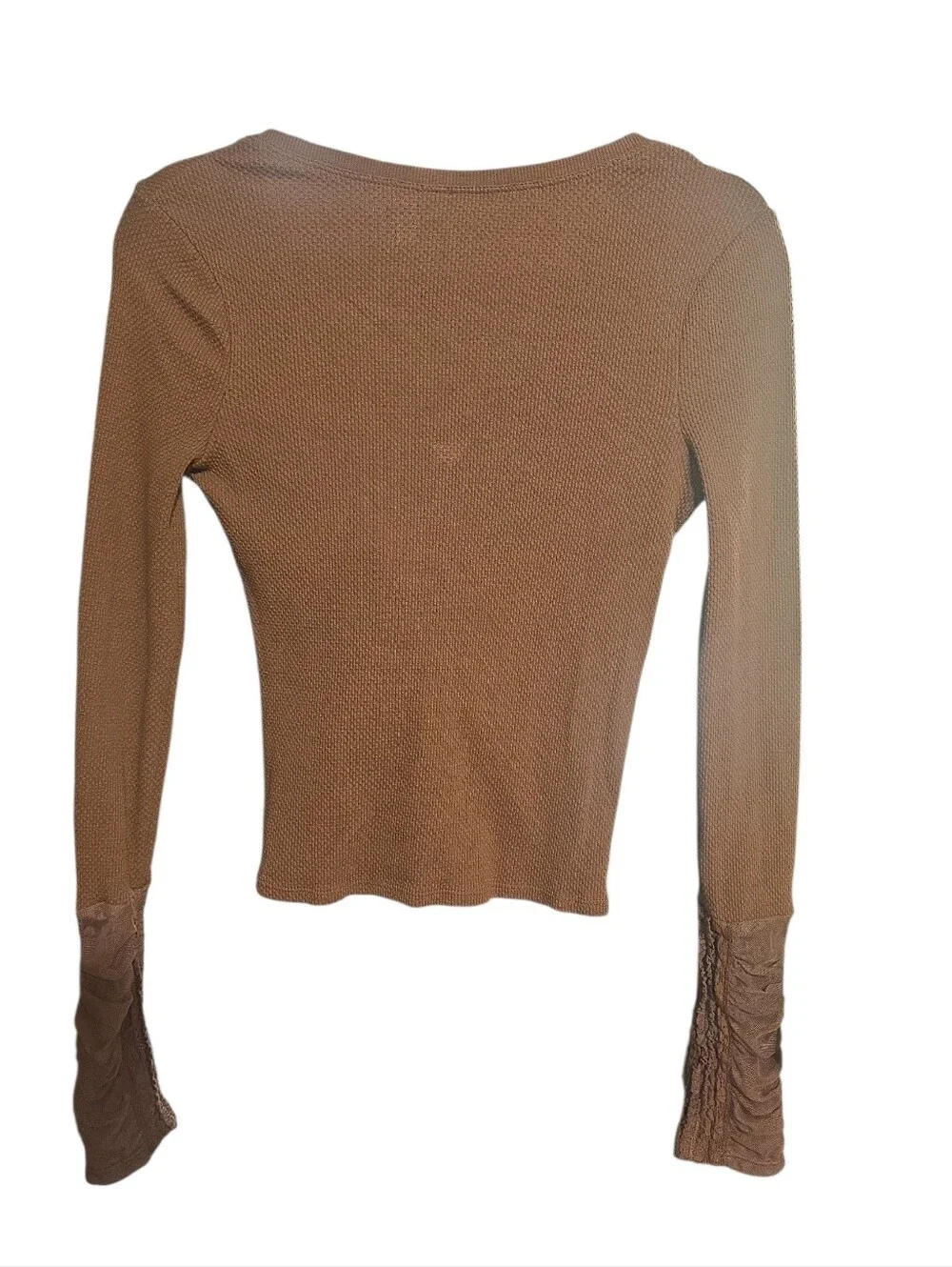 #302.Free People Wear Me Out Long Sleeves Top.$98msrp